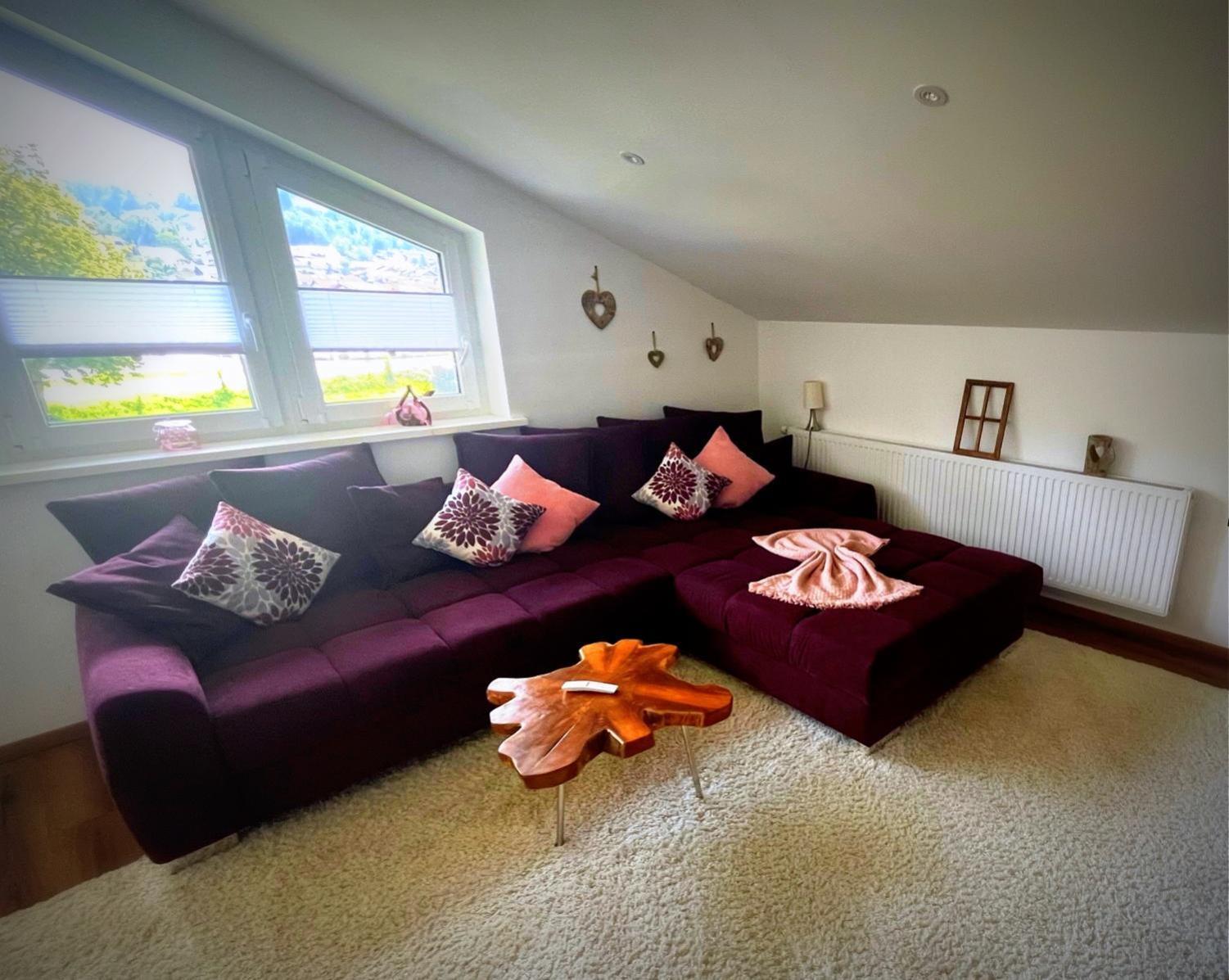 23 Neu Erbaute Ferienwohnung Mit Schloss- Und Panoramablick 哈尔伯莱赫 外观 照片